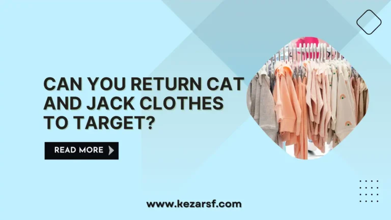 Can You Return Cat and Jack Clothes to Target?