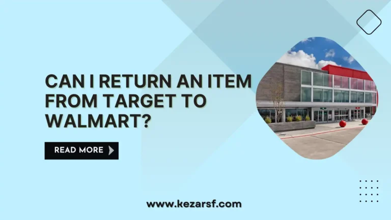 Can I Return an Item from Target to Walmart?