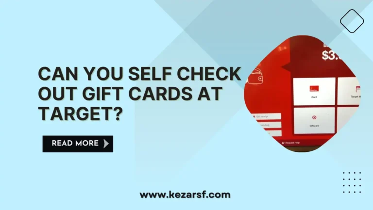 Can You Self Check Out Gift Cards at Target?