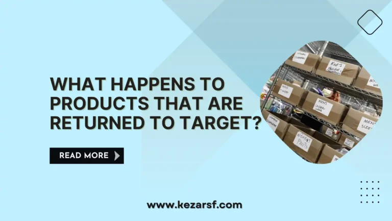 What Happens to Products That Are Returned to Target?