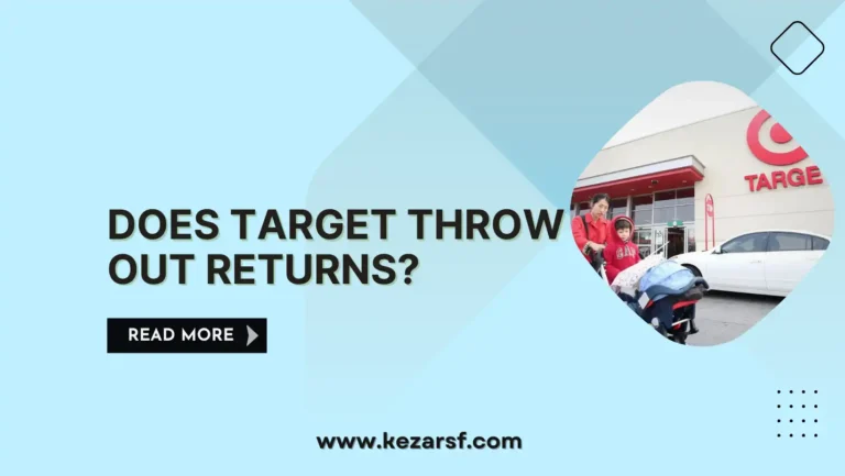 Does Target Throw Out Returns?
