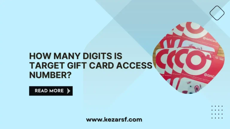 How Many Digits is Target Gift Card Access Number?