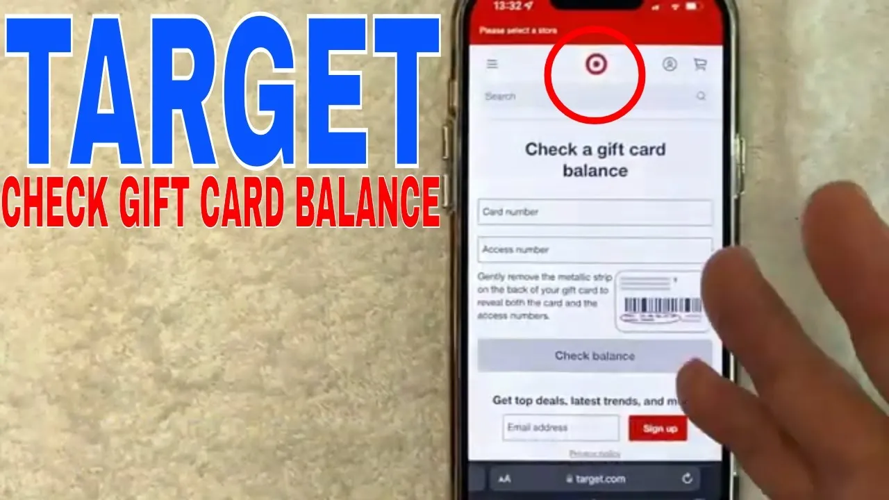 How to Check the Balance on my Target GiftCard?