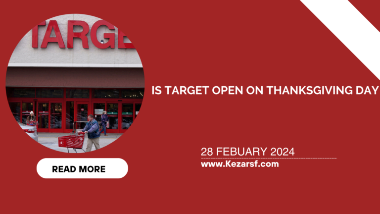 Is Target Open on Thanksgiving Day 2024?