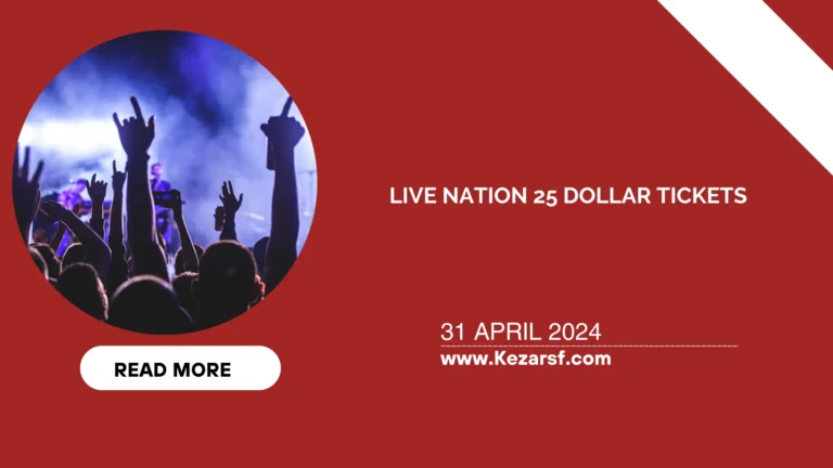 Live Nation 25 Dollar Tickets Presale Code