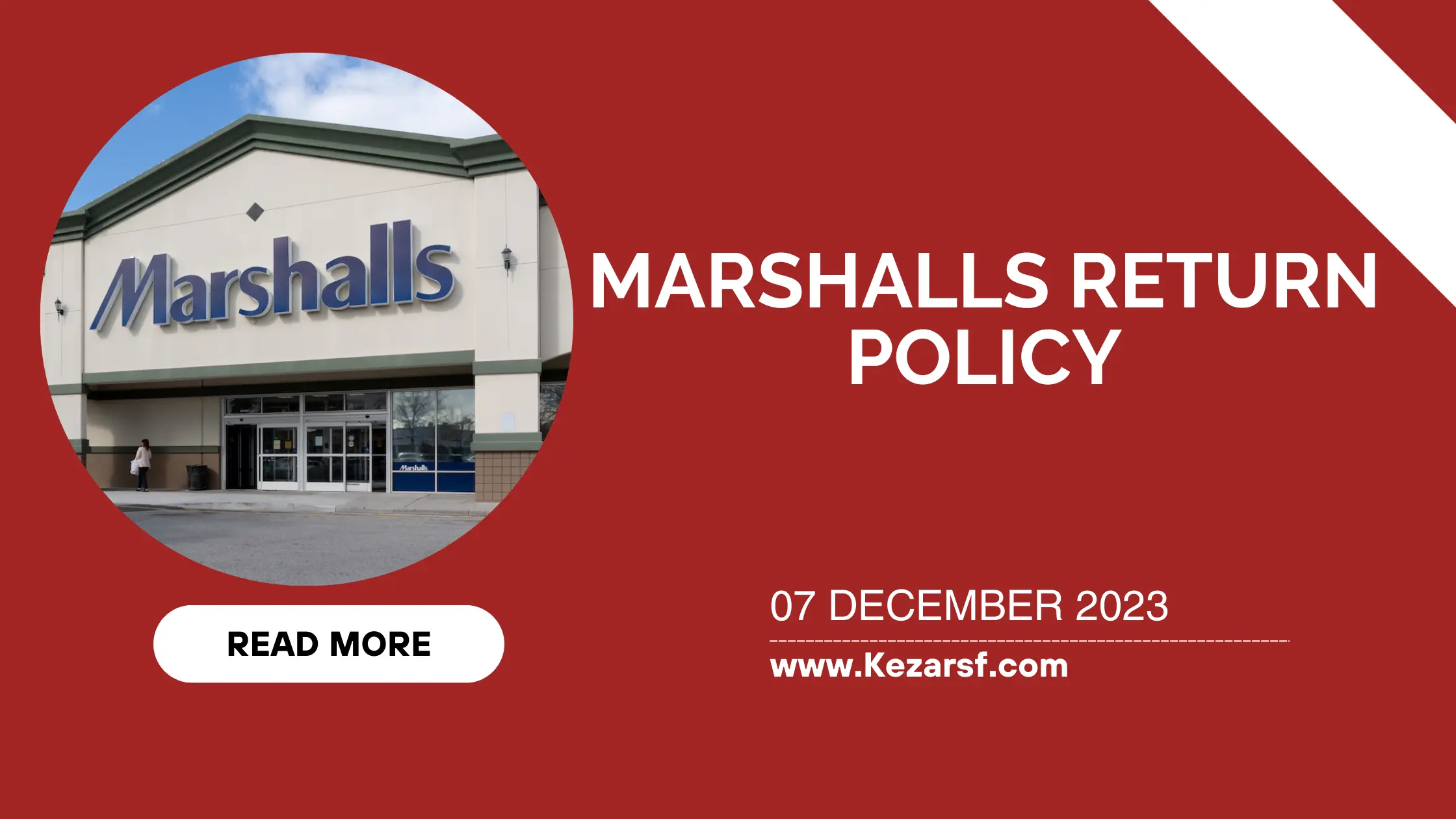 Marshalls return policy