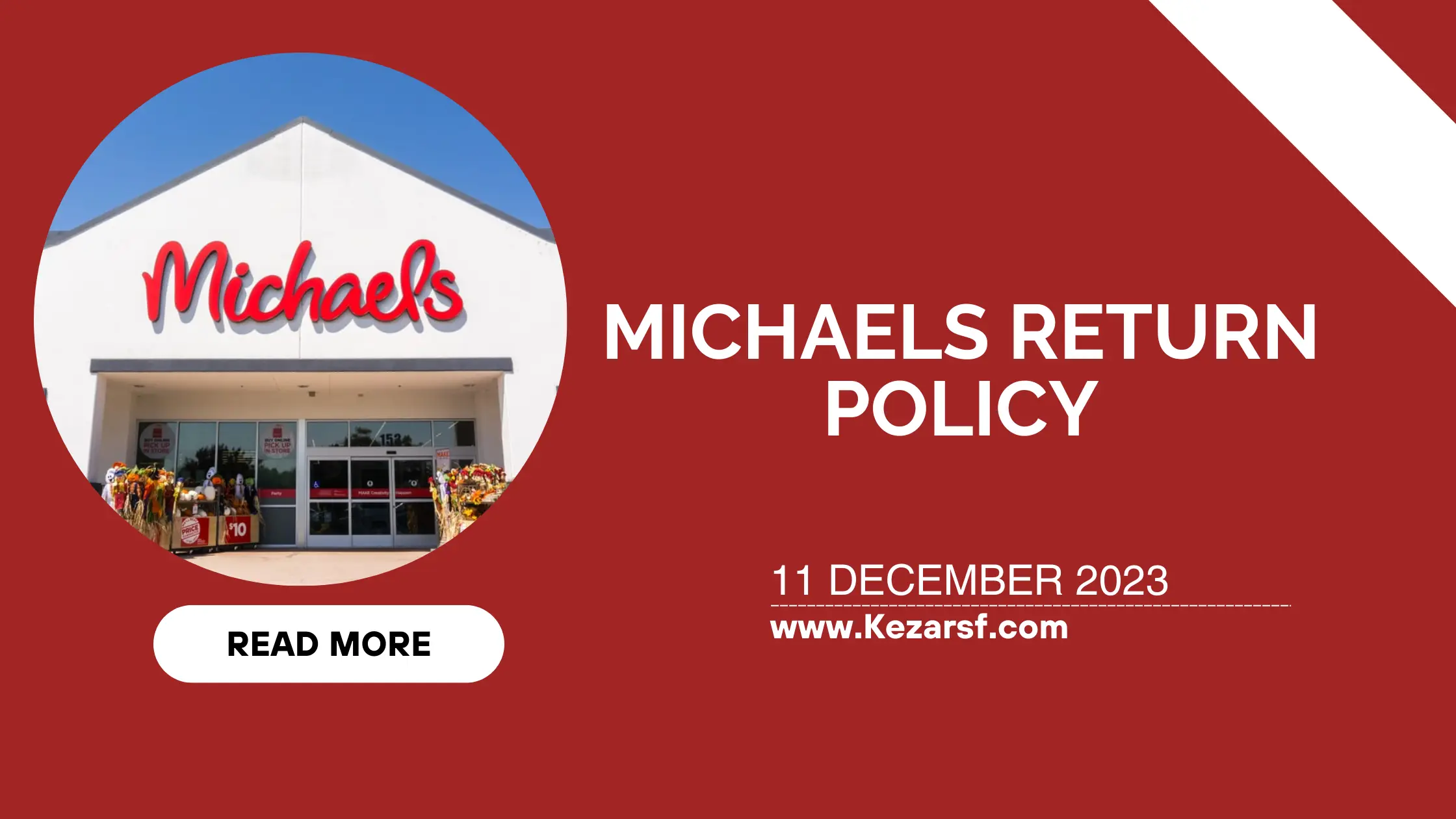 Michaels return policy