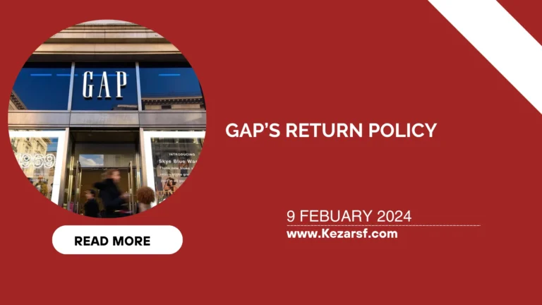 Gap Return Policy: Time Frame and Return Method