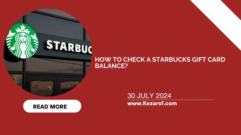 How to Check a Starbucks Gift Card Balance?