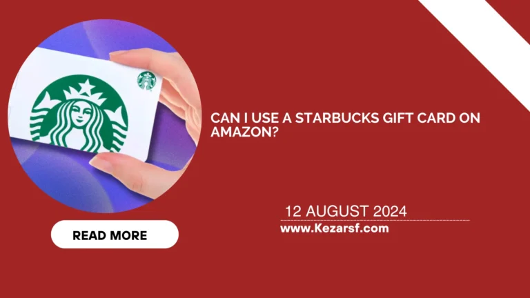 Can I Use a Starbucks Gift Card on Amazon?