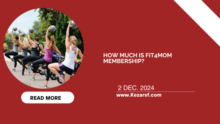 How Much Is Fit4Mom Membership?